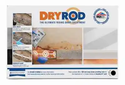 £23 • Buy Dryrod Damp Proof Course Rods - 180mm Pack Of 10