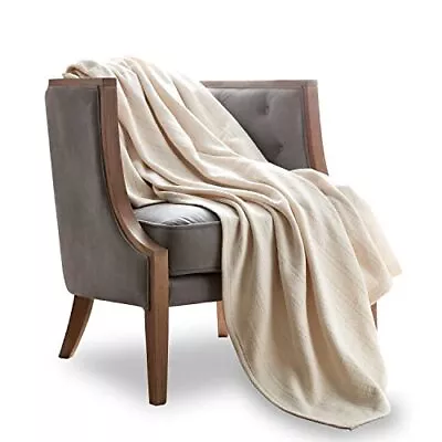 Vellux 100% Cotton Blanket - 360 GSM Soft Breathable Cozy & Lightweight • $46.19