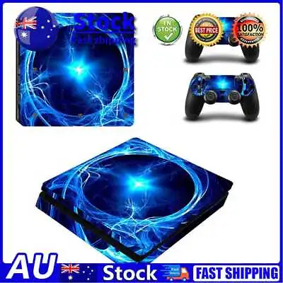 $12.45 • Buy Skin Sticker For PS4 Slim Decal For Sony Playstation 4 Slim Console Controller