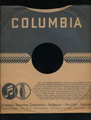 78 RPM Company Logo Sleeves- POST-WAR-COLUMBIA -leaflet Design • $7