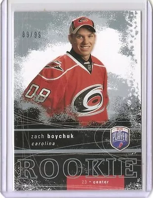 2007-08 UD Be A Player Zach Boychuk XRC Insert Card /99 Carolina Hurricanes • $11.95