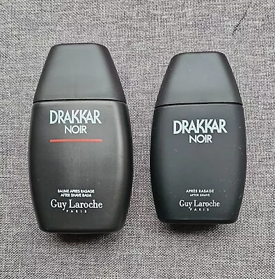 VINTAGE DRAKKAR NOIR AFTER SHAVE BALM ~ 3.4 OZ + 1.7OZ Aftershave • $35