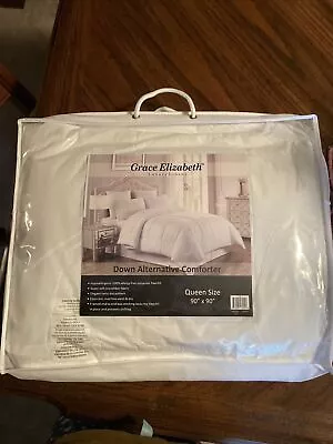 NEW Queen Comforter Grace Elizabeth Luxury Down Alternative 100% Hypoallerg Free • $25