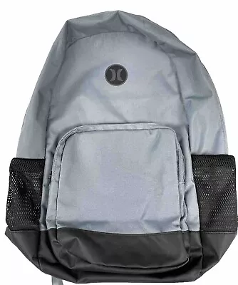 HURLEY BACKPACK Gray Black Lightweight Travel Laptop  Men’s Women’s Kids NWOT! • $31.99