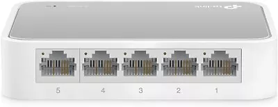 $19.99 • Buy New TP-Link 5-Port 10/100 Fast Ethernet Desktop Switch Plug And Play Unmanaged