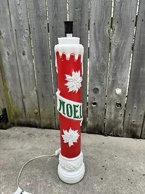 Blow Mold Noel Christmas Candle General Foam 38” Inches Tall • $24.99