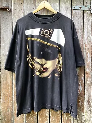 Vintage Madonna T Shirt XL 1990s Australia Tour Band T Shirt Pop Music Rap Tee • $299