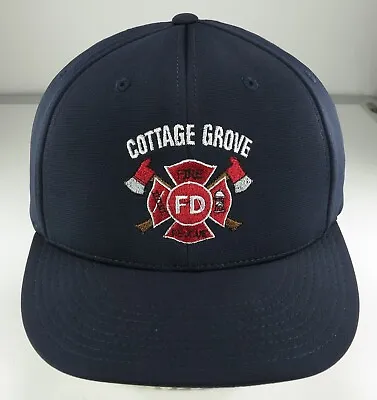 Cottage Grove Minnesota Fire Department Hat Cap Stretch Fit S-L Vtg • $12.50