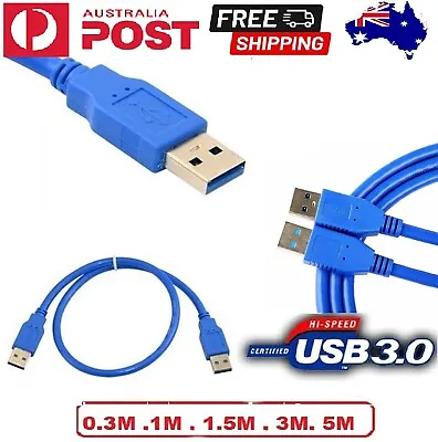 $7.99 • Buy Premium Quality USB 3.0 A Male To Female Extension Cable For Laptop TV Speaker