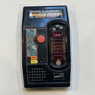 1978 Mattel Electronics Battlestar Galactica Space Alert Handheld Game. WORKS • $50