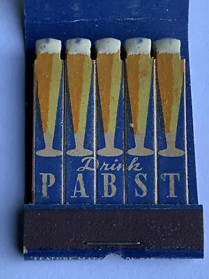 Vintage Feature Matchbook PABST Blue Ribbon Beer • $19.99