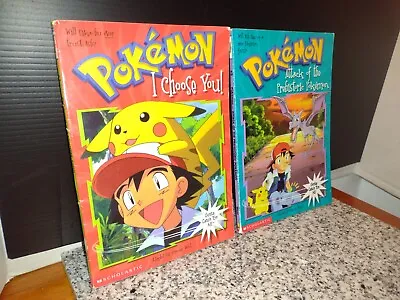 Pokémon Books  I Choose You  AND  Attack Of The Prehistoric Pokémon . 2 Lot • $13