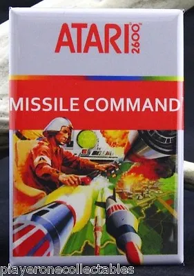 Missile Command Atari 2600 Game Box 2  X 3  Fridge Magnet. Vintage Video Game. • $6.39