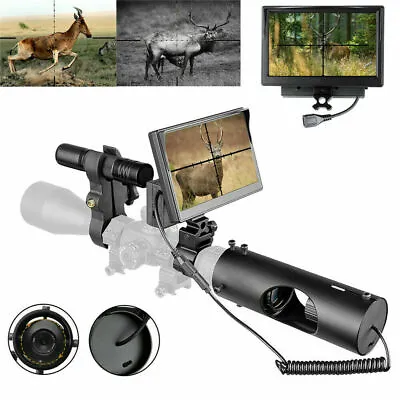 £91.19 • Buy 400M Infrared Night Vision Rifle Scope Hunting Sight 850nm LED IR Camera 16MM 