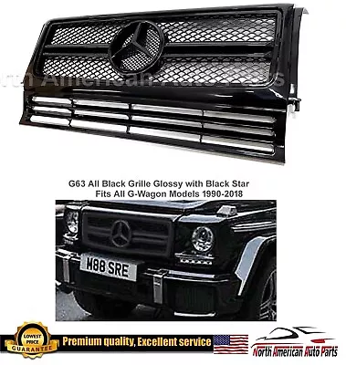 G-Class W463 G-Wagon G63 AMG All Black Grille G550 G55 All Black Star G500 Parts • $190