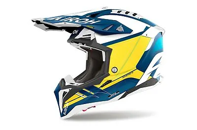 Airoh Helmet 2024 Aviator 3 Saber Blue Matt HPC Carbon MX Motocross Enduro Quad • $670.10