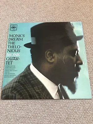 The Thelonious Monk Quartet Monks Dream Vinyl LP 1963 UK Mono CBS Ex/VG+ • $63.47