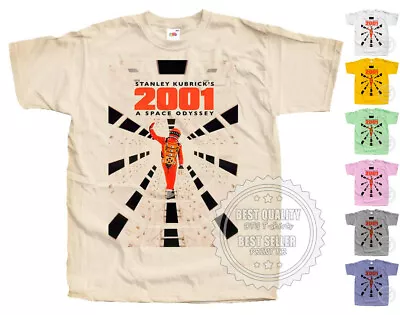 $19 • Buy 2001 A Space Odyssey T SHIRT V8 Movie Poster Colors Natural All Sizes S To 5XL