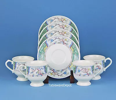 Set: 4 Cups & Saucers MINT & SUPERB! Mikasa Villa Medici Provincial CV900 • $5.98