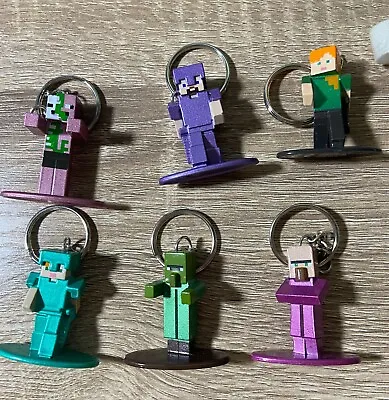 6 Special Minecraft Metal Figures Keychain  • $16.50