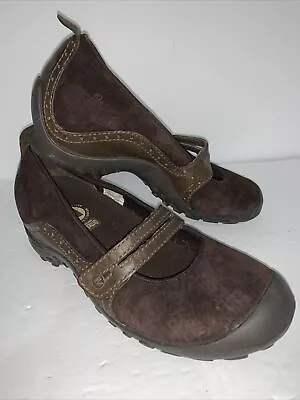 Merrell Women's Plaza Bandeau Chocolate Mary Jane Platform Oxford Shoes Size 7 M • $25
