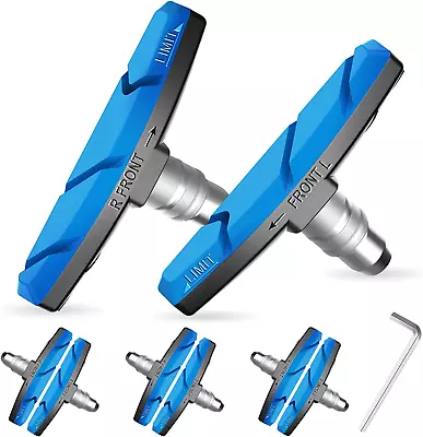 $12.04 • Buy Bike Brake Pads Set, Alritz 3 Pairs Road Mountain Bicycle V-Brake Blocks Shoes W