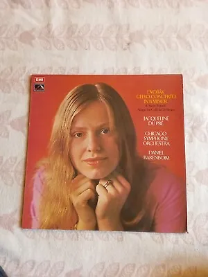 ASD 2751 Dvorak Cello Concerto Jacqueline Du Pre Chicago Sym Orch Barenboim. EX • £28