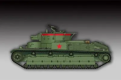 TRUMPETER 1/72 Soviet T28 Medium Tank W/Welded Turret Model Kit TRP7150-W • $18.30