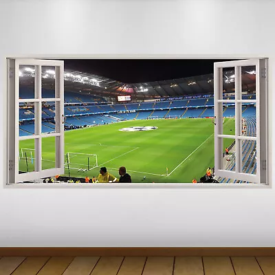 £24.99 • Buy EXTRA LARGE Manchester City Pitch Football Vinyl Wall Sticker Poster