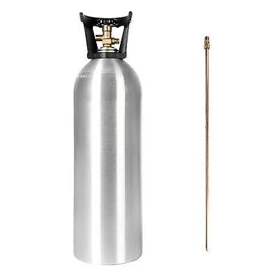 20 Lb. New Aluminum CO2 Cylinder With Siphon Tube And CGA320 Valve Installed • $169.95