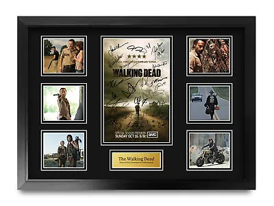 The Walking Dead Signed Large A2 Framed Printed Autograph Memorabilia Gifts • £64.99