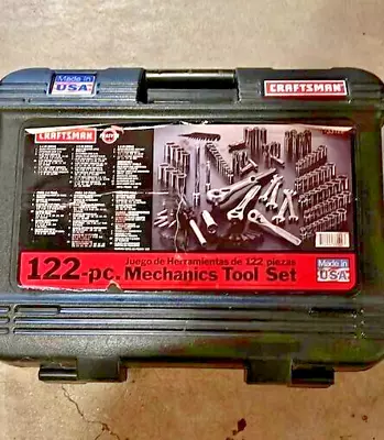 Craftsman Vintage 122pc Mechanics Socket & Ratchet Set #33122 USA Made • $275