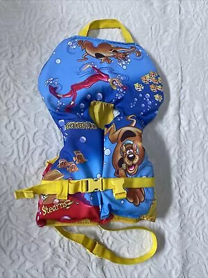 Vintage Stearns Scooby-Doo Kids Life Jacket Vest Youth 30-50 Pounds PFD • $36