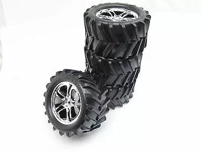 Fits CLASSIC T-maxx (49104) - TIRES (4 Wheels Chevon 14mm 5173 Tyres) Traxxas  • $30.24