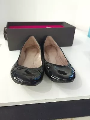 Vince Camuto VC-Ellen 8.5 Black Soft Cow Patent Preowned VG UC • $20