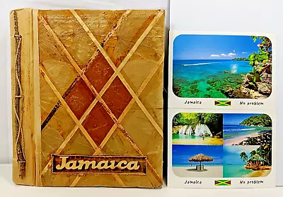 Jamaica Handmade Photo Album Souvenir Memories 10  X 9  Inch + 2 Post Cards • $17.99