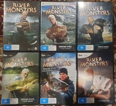 £256.25 • Buy River Monsters Complete Series 1 2 3 4 5 6 Dvd Jeremy Wade Angler Fish Tv Show