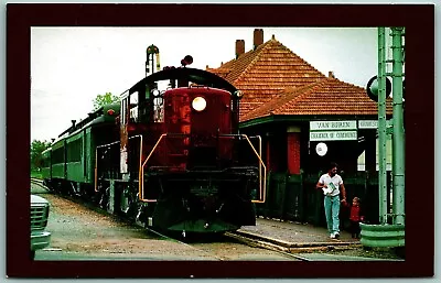 Arkansas & Missouri Railroad Depot Springdale AR UNP Chrome Postcard G6 • $6.26