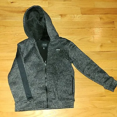 £12.12 • Buy Joe’s Jeans Hoodie Sweatshirt Sz 5 (Med) Black Faux Fur Lined Full Zip Up EXC