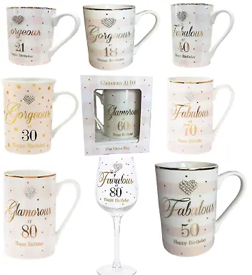 Happy Birthday Mug Best Gift Present Gorgeous Idea For Girls Women Ladies • £9.99