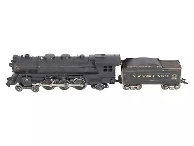 Marx 333 Vintage O New York Central 4-6-2 Die-Cast Steam Locomotive & Tender • $171.69