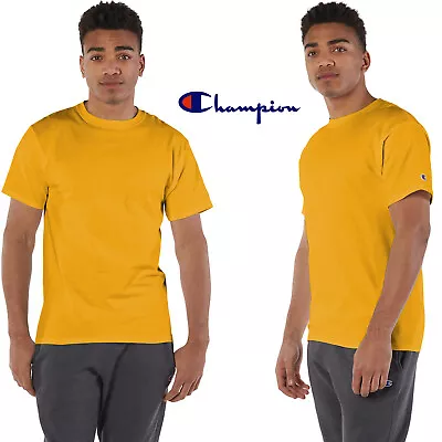 Champion Mens Crew Neck T Shirt Short Sleeve T-Shirt T525C S M L XL 2XL 3XL • $10.59