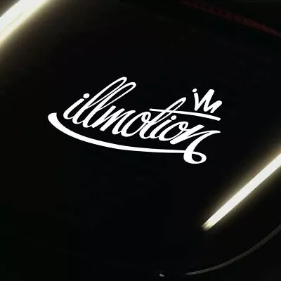 $5.95 • Buy ILLMOTION Sticker Vinyl Decal Illest JDM 86 Silvia Skyline DRIFT Hoonigan