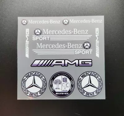 Mercedes Benz AMG Logo Badge Emblem Decoration Sticker Car Body Door AU • $10.50