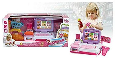 £11.95 • Buy Supermarket Cash Register Till Pretend Play Set With Light & Music Kids Toy