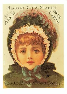 £3.29 • Buy Advertising Postcard, Niagara Gloss Starch For The Laundry MX4