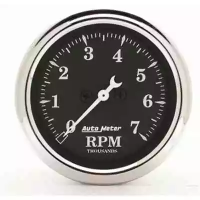 2-1/16  In-dash Tachometer 0-7000 Rpm Old Tyme Black • $155