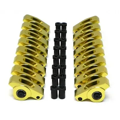 SBF Small Block Ford 1.6 Ratio Extruded Aluminum Roller Rockers Arms 3/8 Stud • $149.99