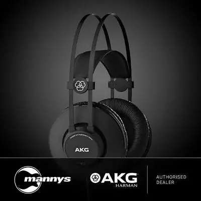 AKG K52 Closed-Back Headphones For Live Sound Monitoring & Recording Studios • $69