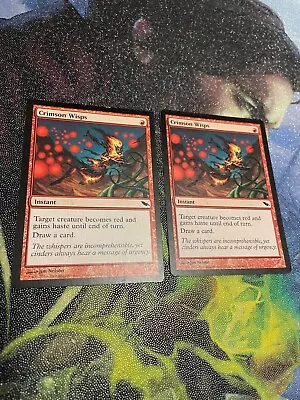 1x Crimson Wisps Shadowmoor Mtg Magic Gathering • $1.93